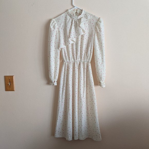 Vintage Dresses & Skirts - Vintage 80s Heart Dress